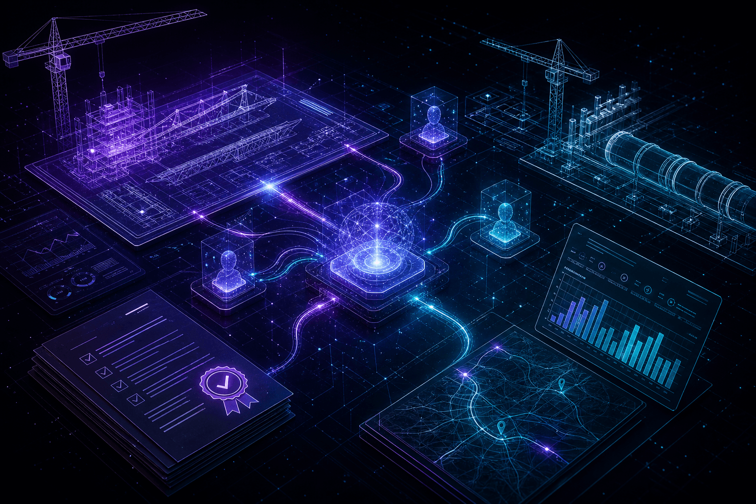 ArcOS — automações e agentes de IA em processos de infraestrutura